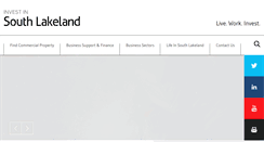 Desktop Screenshot of investinsouthlakeland.co.uk